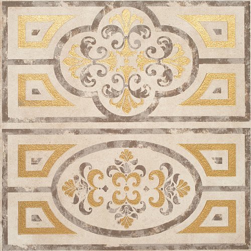 Декоративные элементы Arkadia Ornamenti Bc Gr Mod. Oro C, цвет бежевый, поверхность матовая, квадрат, 300x300