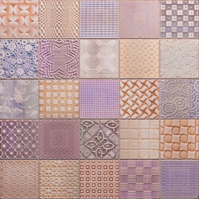 Керамическая плитка Realonda Cardiff fabric, цвет разноцветный, поверхность матовая, квадрат, 333x333