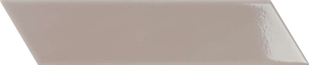 Керамическая плитка Cevica Chevron Grey Right, цвет коричневый, поверхность глянцевая, шеврон, 64x260