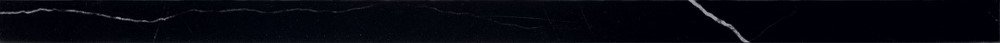 Бордюры Maciej Zien Gleam Black Pulpis 1, цвет чёрный, поверхность полированная, прямоугольник, 39x898