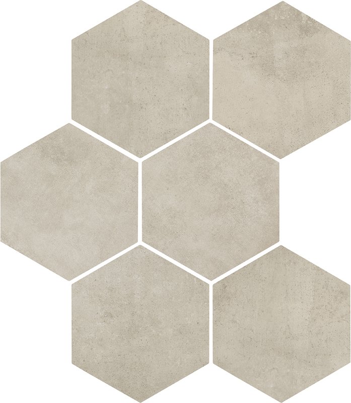 Керамическая плитка Marazzi Italy Clays Shell MM5S, цвет бежевый, поверхность глазурованная, прямоугольник, 210x182