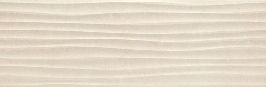 Керамическая плитка Marazzi Italy Stone_Art Ivory Struttura Move 3D M013, цвет слоновая кость, поверхность матовая 3d (объёмная), прямоугольник, 400x1200