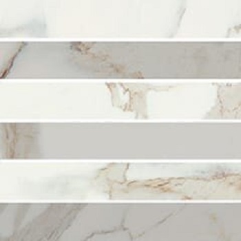 Мозаика Cerim Antique Pure Marble 02 Mos 3D Nat 754815, цвет серый бежевый, поверхность натуральная, квадрат, 300x300