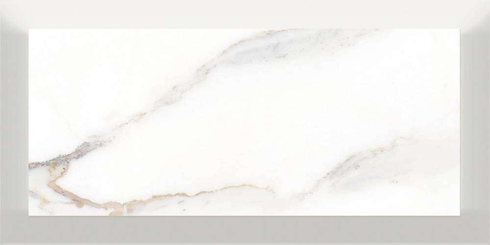 Керамическая плитка Vallelunga Minimarmi Cava Asola 6001184, цвет белый, поверхность глянцевая, кабанчик, 75x150