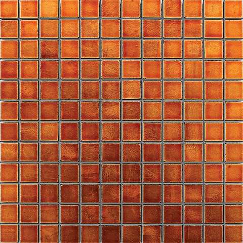 Мозаика Skalini Mercrury MRC (Orange)-2, цвет оранжевый, поверхность глянцевая, квадрат, 300x300