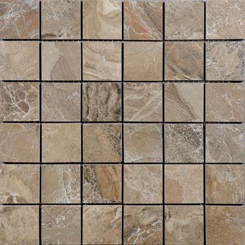 Мозаика Ceracasa Mosaico Dolomite Noce, цвет коричневый, поверхность матовая, квадрат, 300x300