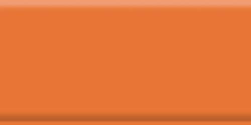 Бордюры Ce.Si Matt Cromo Cove Base, цвет оранжевый, поверхность матовая, прямоугольник, 100x200