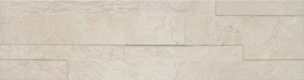 Керамогранит RHS Rondine Tiffany 3D Beige J87340, цвет бежевый, поверхность структурированная 3d (объёмная), под кирпич, 150x610