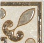Вставки Argenta Orinoco Erbe Taco, цвет коричневый, поверхность глянцевая, квадрат, 110x110