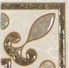 Вставки Argenta Orinoco Erbe Taco, цвет коричневый, поверхность глянцевая, квадрат, 110x110