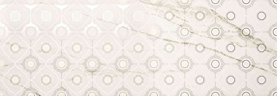Декоративные элементы Panaria Trilogy Jewel Calacatta White PBFTYJ0, цвет белый, поверхность глянцевая, прямоугольник, 350x1000