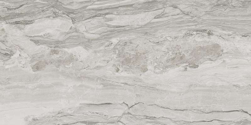 Керамогранит Ascot Gemstone Silver Lux GN340RL, цвет серый, поверхность полированная, прямоугольник, 291x585
