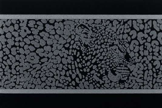 Бордюры Petracers Gran Gala Listello Leopardo C Nero, цвет чёрный, поверхность глянцевая, прямоугольник, 210x315