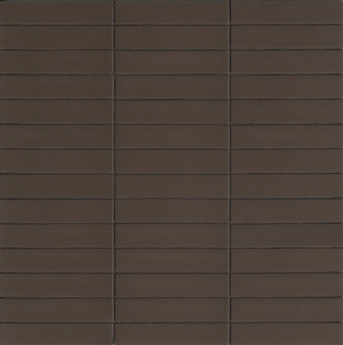Мозаика Mutina Teknomosaico Fango 993312, цвет коричневый, поверхность матовая, квадрат, 300x300
