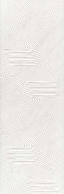 Декоративные элементы Kerama Marazzi Декор Борсари ALD\A28\12103R, цвет белый, поверхность матовая, прямоугольник, 250x750
