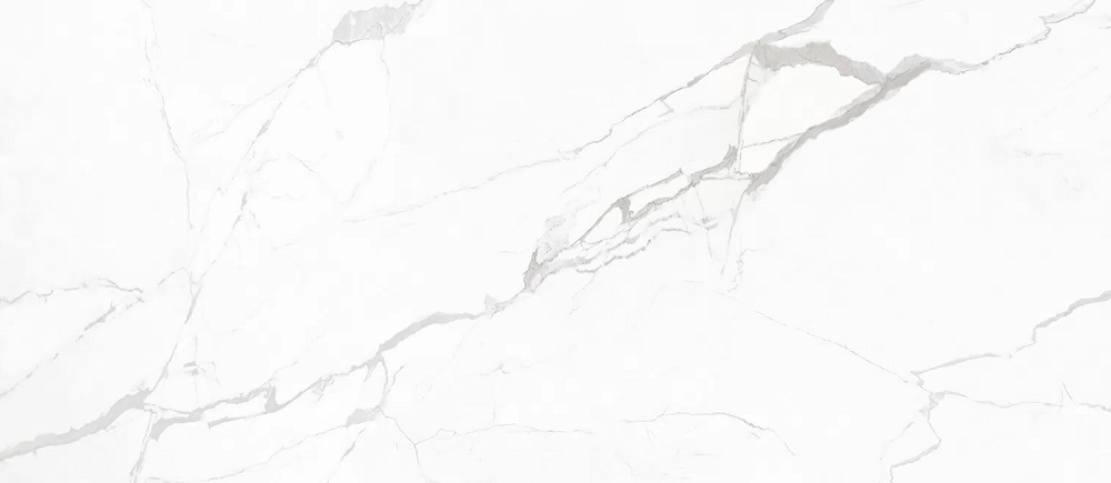 Широкоформатный керамогранит Staro Slab Manhattan White Elegance Polished, цвет белый, поверхность полированная, прямоугольник, 1200x2800