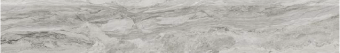 Бордюры Ascot Gemstone Battiscopa Silver Lux GNB40RL, цвет серый, поверхность полированная, прямоугольник, 90x585
