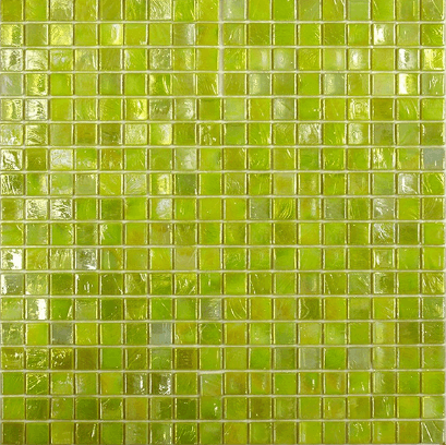 Мозаика Art & Natura Classic Catherina 2, цвет зелёный, поверхность глянцевая, квадрат, 295x295
