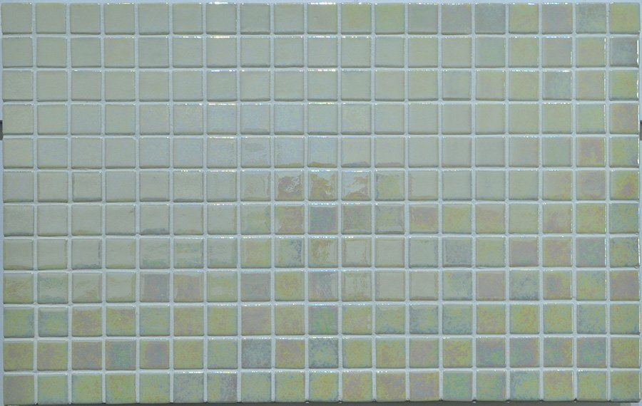 Мозаика Ezarri Iris Marfil, цвет бежевый, поверхность глянцевая, прямоугольник, 313x495
