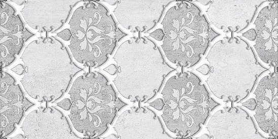 Декоративные элементы Нефрит керамика Декор Преза Серый 04-01-1-08-03-06-1017-2, цвет серый, поверхность матовая, прямоугольник, 200x400