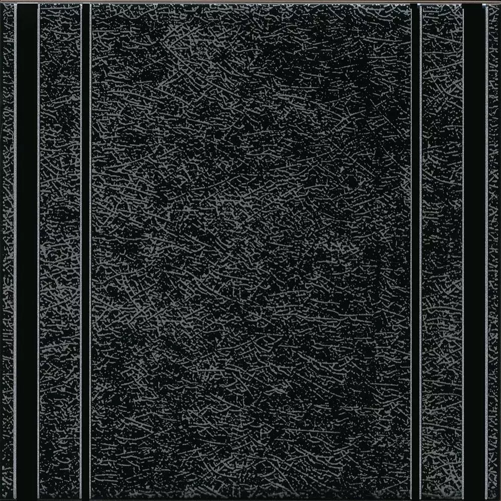 Декоративные элементы Kerama Marazzi Барберино 1 чёрный глянцевый HGD\B565\5292, цвет чёрный, поверхность глянцевая, квадрат, 200x200