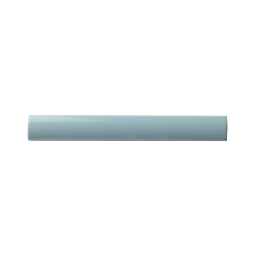 Бордюры Adex Levante Cubrecanto Poniente Glossy ADLE5027, цвет бирюзовый, поверхность глянцевая, прямоугольник, 25x200