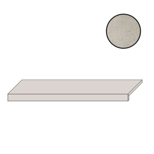 Ступени Piemme Materia Elemento L Shimmer Grip/R 20mm 03141, цвет серый, поверхность рельефная, прямоугольник, 300x900