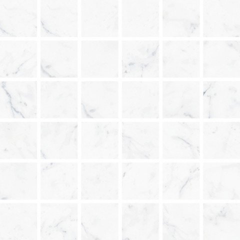 Мозаика Vallelunga Carrara Mosaico 6000412, цвет белый, поверхность полированная, квадрат, 300x300