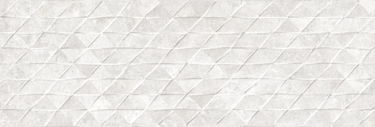 Керамическая плитка Peronda Downtown White Triangle SP/33,3X100/R 29728, цвет белый, поверхность структурированная, прямоугольник, 333x1000