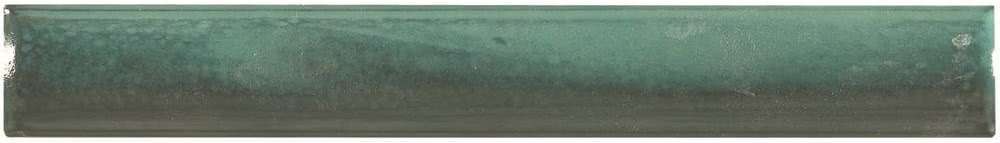 Бордюры Cevica Antic Special Torelo Lava Verde, цвет зелёный, поверхность глянцевая, прямоугольник, 20x150