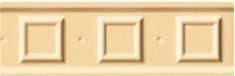 Бордюры Grazia Electa Square Apricot Matt. SQ04, цвет жёлтый, поверхность матовая, прямоугольник, 65x200