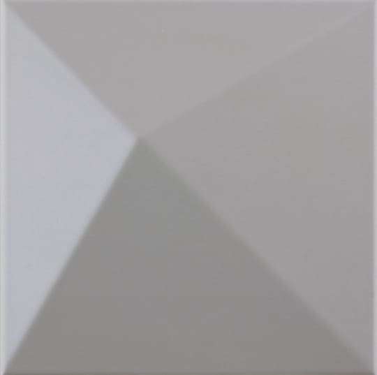 Керамическая плитка Dune Shapes 1 Kioto Smoke 187336, цвет серый, поверхность матовая 3d (объёмная), квадрат, 250x250