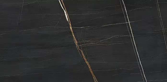 Керамогранит Sichenia Mus_Eum Fondo St. Laurent Lux 184654, цвет чёрный, поверхность полированная, прямоугольник, 600x1200