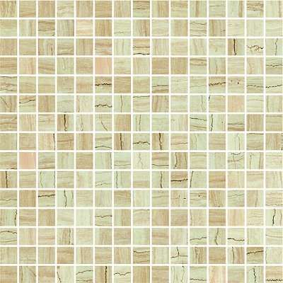 Мозаика MO.DA Attica Pro Mosaico Travertino Beige (1,8x1,8) Lev, цвет бежевый, поверхность полированная, квадрат, 300x300