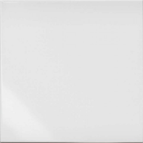 Керамическая плитка Bardelli Bianco Extra 40, цвет белый, поверхность глянцевая, квадрат, 400x400
