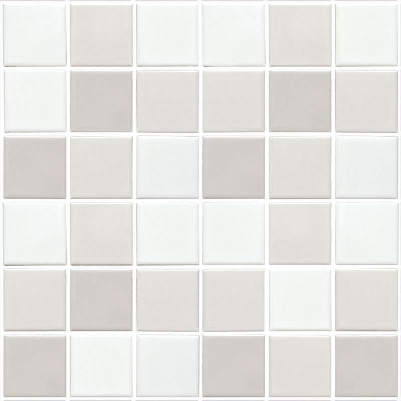 Мозаика Starmosaic Homework Grey Mix Glossy, цвет серый, поверхность глянцевая, квадрат, 306x306