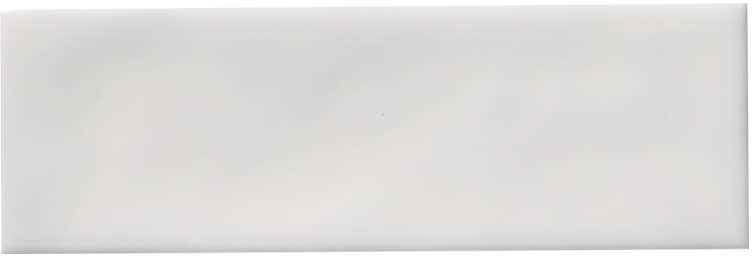 Керамическая плитка Adex Levante Liso Aire Glossy ADLE1008, цвет белый, поверхность глянцевая, под кирпич, 50x150