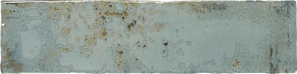 Керамическая плитка APE Grunge Aqua, цвет бирюзовый, поверхность полированная, прямоугольник, 75x300