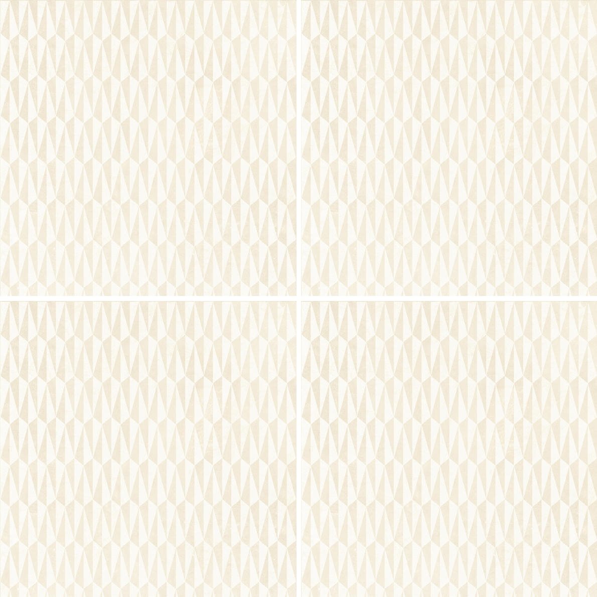 Керамогранит Mutina Azulej Trama Bianco PUA14, цвет бежевый, поверхность матовая, квадрат, 200x200