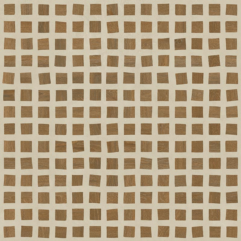 Керамогранит Vives New Hudson-R Natural, цвет коричневый, поверхность матовая, квадрат, 800x800