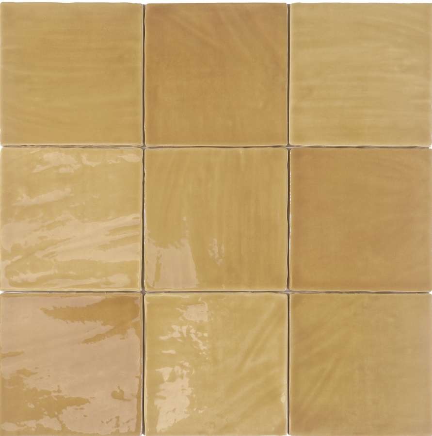 Керамическая плитка Dune Tabarca Miel 188247, цвет коричневый, поверхность глянцевая, квадрат, 150x150
