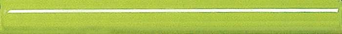 Бордюры Glazurker Catalonia Frame Pistachio, цвет зелёный, поверхность глянцевая, квадрат, 20x200