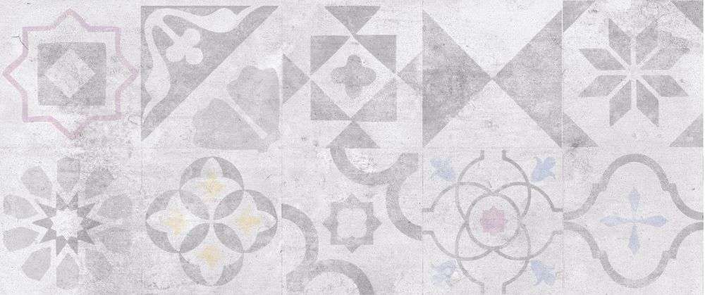 Керамическая плитка Keramika Modus Cement Fortezza Decor, цвет серый, поверхность матовая, прямоугольник, 250x600