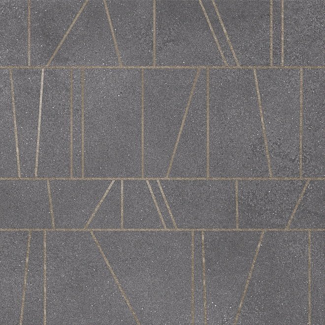 Декоративные элементы Kerama Marazzi Турнель декорированный обрезной DL841300R, цвет серый, поверхность матовая, квадрат, 800x800