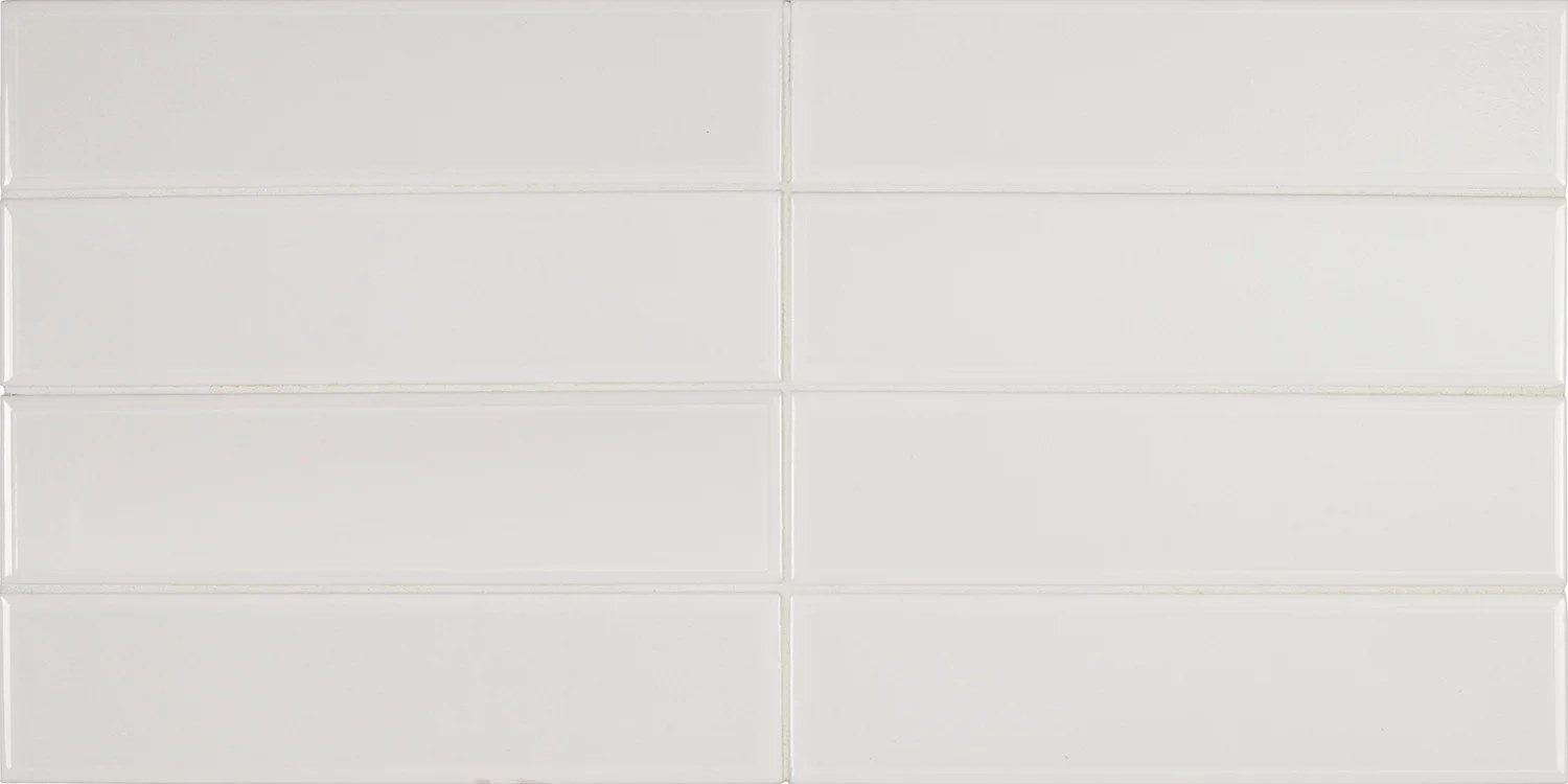 Керамическая плитка Equipe Limit Blanc 27526, цвет белый, поверхность глянцевая, под кирпич, 60x246