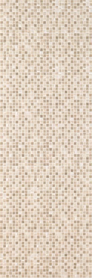 Керамическая плитка Newker Mos. Pulsmix Brown, цвет бежевый, поверхность глянцевая, прямоугольник, 295x900