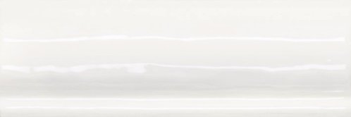 Бордюры APE Moldura Piemonte White, цвет белый, поверхность глянцевая, прямоугольник, 50x150