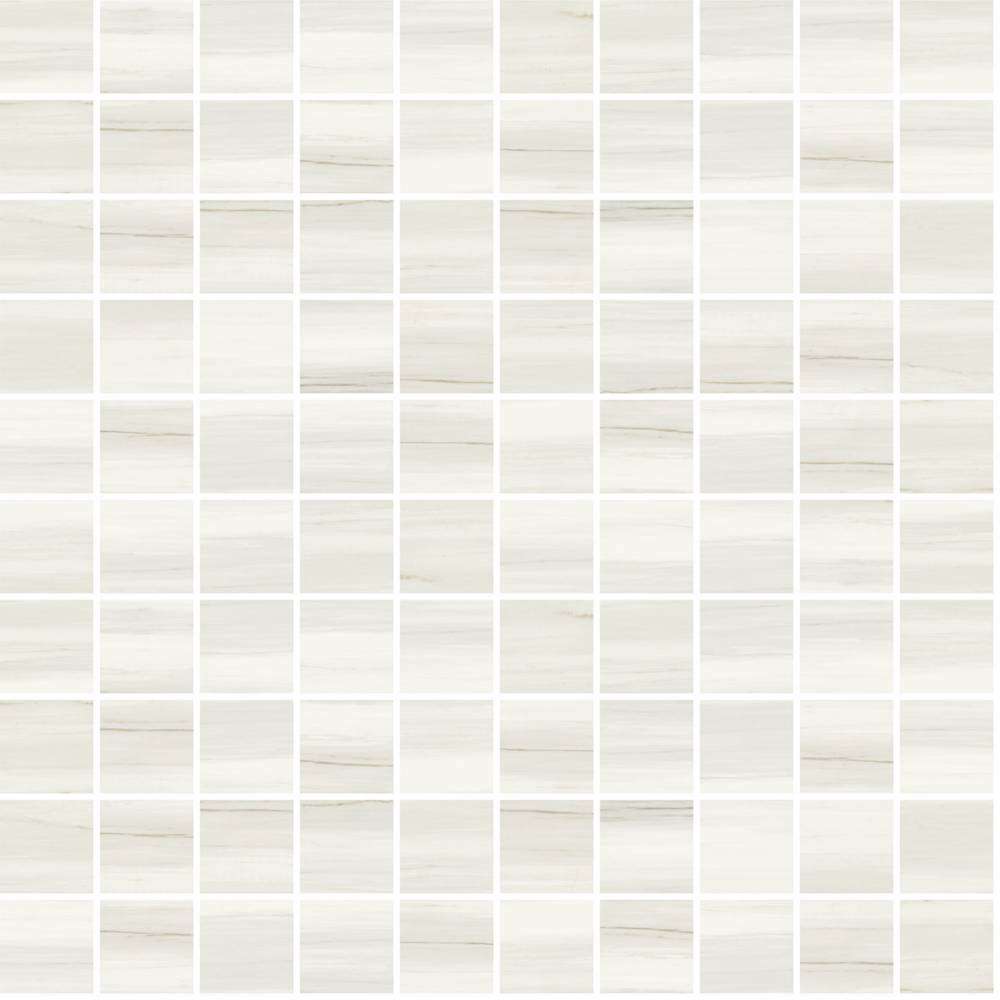 Мозаика Ricchetti Marble Boutique Mosaico 3х3 Lasa White Lux, цвет бежевый, поверхность глянцевая, квадрат, 300x300