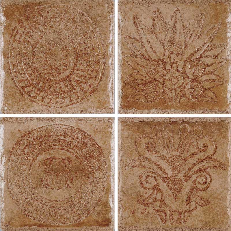 Декоративные элементы Cerdomus Kyrah BR 1-4 Morak ZHA2, цвет коричневый, поверхность матовая, квадрат, 200x200