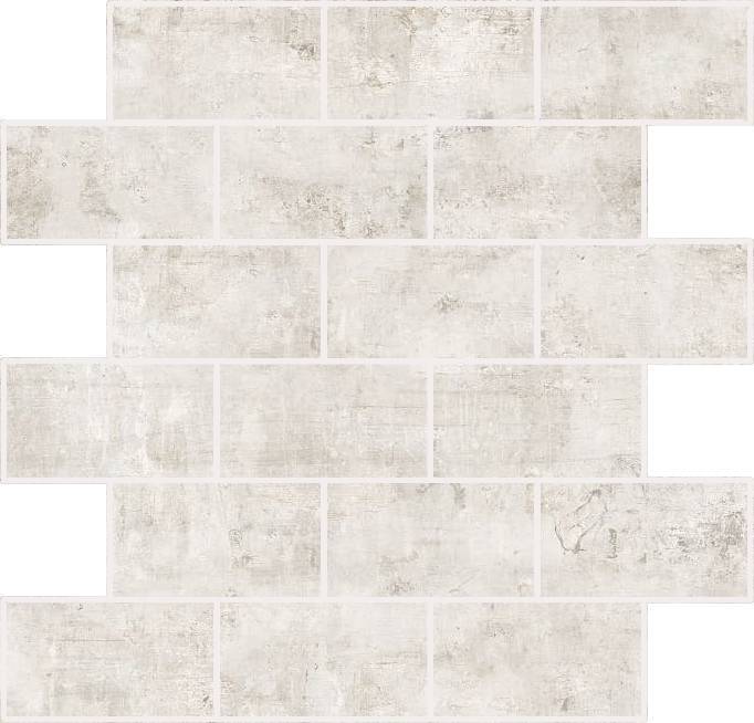 Мозаика RHS Rondine Murales Ice Mosaico Ret J88323, цвет белый, поверхность матовая, квадрат, 300x300